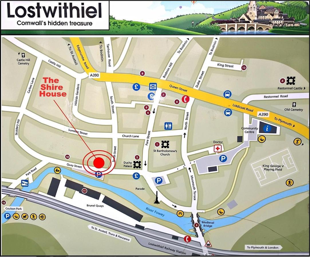 The Shire House Villa Lostwithiel Exteriör bild